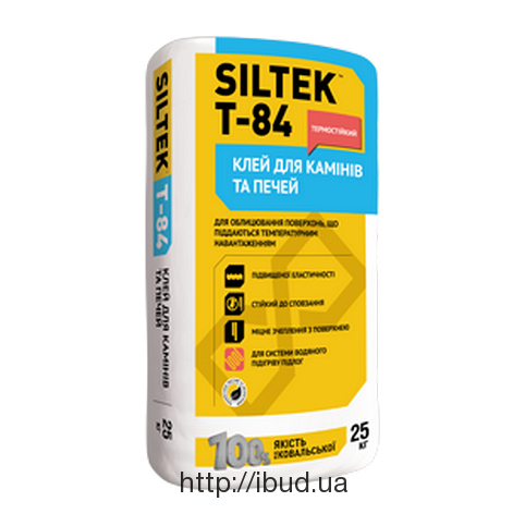 SILTEK Т-84&nbsp;Клей для облицювання камінів та печей